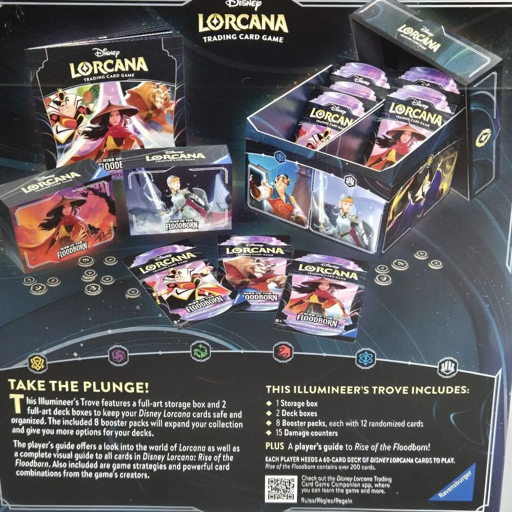 Disney Lorcana TCG Rise of the Floodborn Illumineer's Trove - Factory Sealed